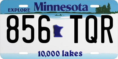 MN license plate 856TQR
