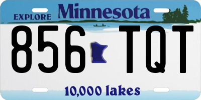 MN license plate 856TQT