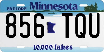 MN license plate 856TQU
