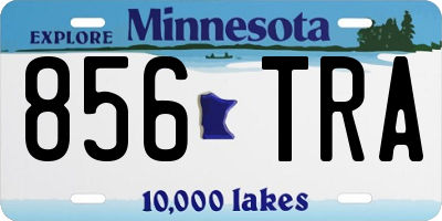 MN license plate 856TRA