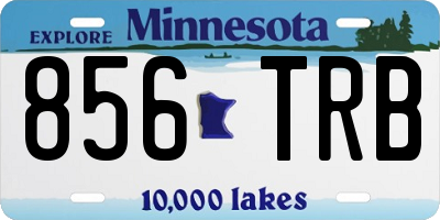 MN license plate 856TRB