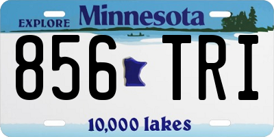 MN license plate 856TRI