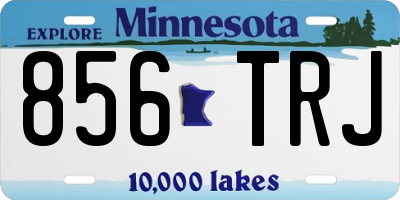 MN license plate 856TRJ