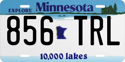 MN license plate 856TRL