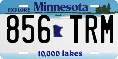 MN license plate 856TRM