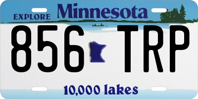 MN license plate 856TRP
