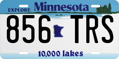 MN license plate 856TRS