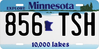 MN license plate 856TSH