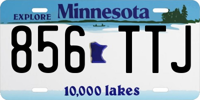 MN license plate 856TTJ