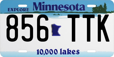 MN license plate 856TTK