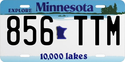 MN license plate 856TTM