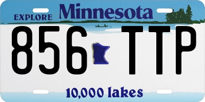 MN license plate 856TTP