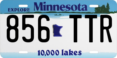 MN license plate 856TTR