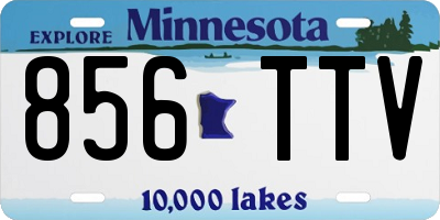MN license plate 856TTV