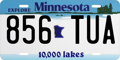 MN license plate 856TUA