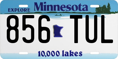 MN license plate 856TUL