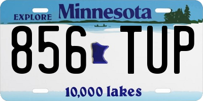 MN license plate 856TUP