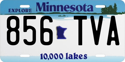 MN license plate 856TVA