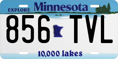 MN license plate 856TVL