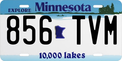 MN license plate 856TVM