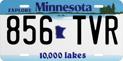 MN license plate 856TVR