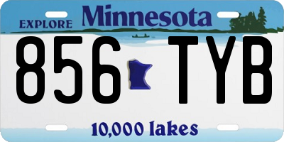 MN license plate 856TYB