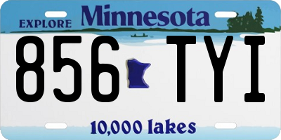 MN license plate 856TYI