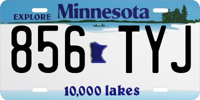 MN license plate 856TYJ