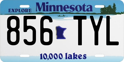 MN license plate 856TYL
