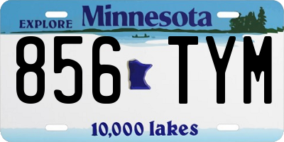 MN license plate 856TYM