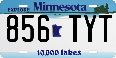 MN license plate 856TYT
