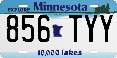MN license plate 856TYY