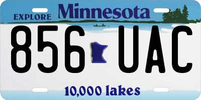 MN license plate 856UAC