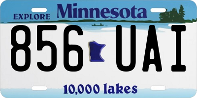 MN license plate 856UAI