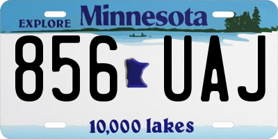 MN license plate 856UAJ