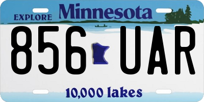 MN license plate 856UAR