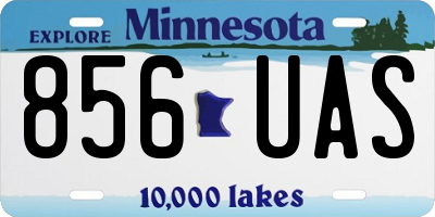 MN license plate 856UAS