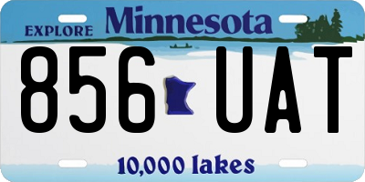 MN license plate 856UAT