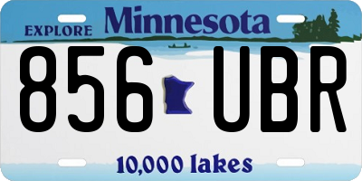 MN license plate 856UBR