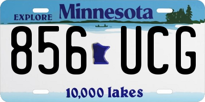 MN license plate 856UCG
