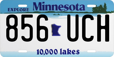 MN license plate 856UCH