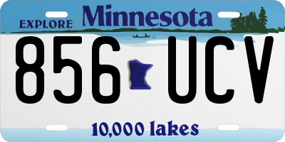 MN license plate 856UCV