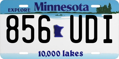 MN license plate 856UDI