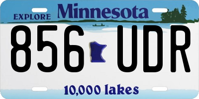 MN license plate 856UDR