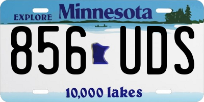 MN license plate 856UDS