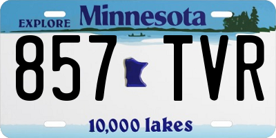 MN license plate 857TVR