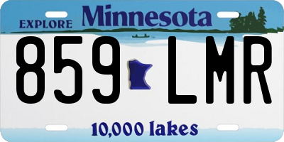 MN license plate 859LMR