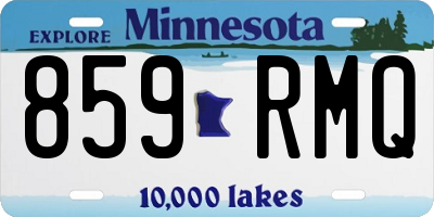 MN license plate 859RMQ