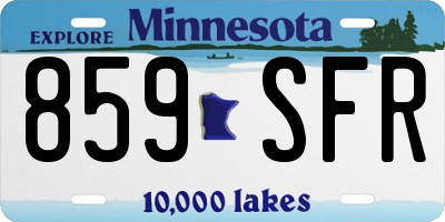 MN license plate 859SFR