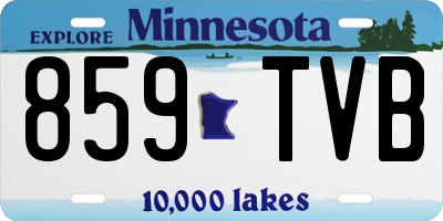 MN license plate 859TVB